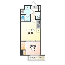 今里駅 徒歩20分 3階の物件間取画像